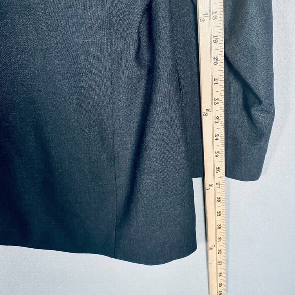 Brooks Brothers Suit Mens 48L Gray Wool 2 Piece Blazer Jacket Pants 38x30 - Picture 12 of 16